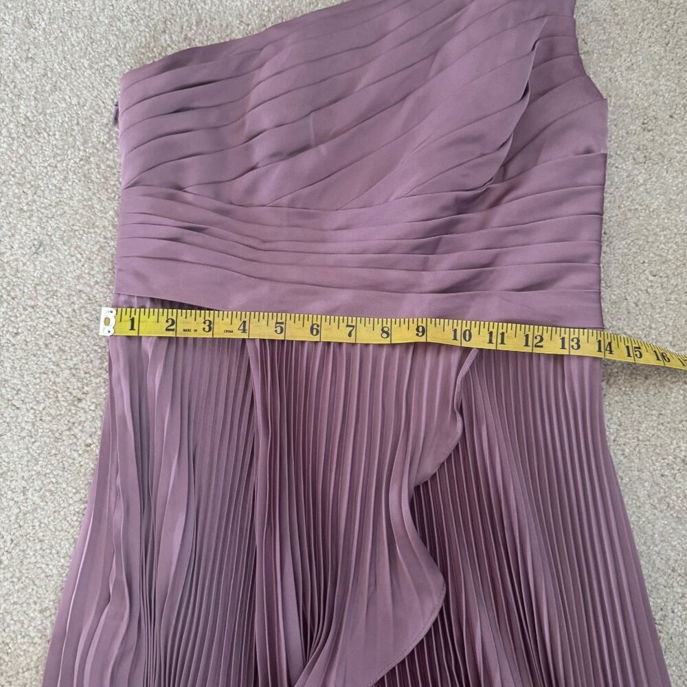 Azazie One-Shoulder Maxi Dress in Mauve - Picture 14 of 16